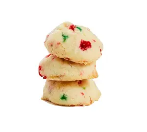 candy cane cookie stack white background (300 pixels wide)