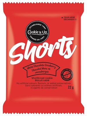 white chocolate cranberry shorts 22g pouch
