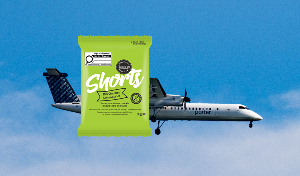 porter airlines cookie it up